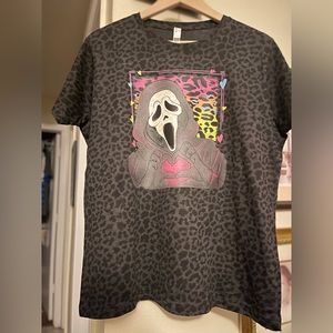 Black Cheetah Screen Printed Tee